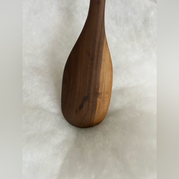 Carved wooden elephant salad serving spoon wood Africa decor home boho party - Picture 5 of 5